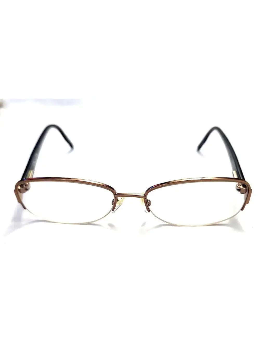 Oscar De La Renta ODLR346 229 Gold Half Rim Eyeglasses 52-17 135